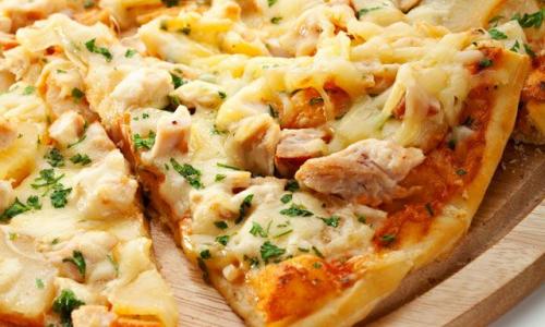 Пицца с курицей - пошаговые рецепты приготовления в домашних условиях теста и начинки с фото